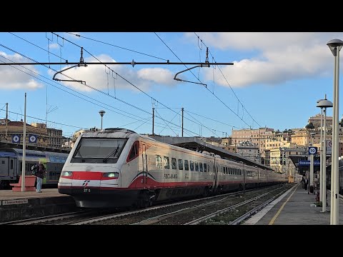 ULTIMO GIRO DI RUOTE PER L'ETR.463.027, FB 8619 MILANO - ROMA A GENOVA