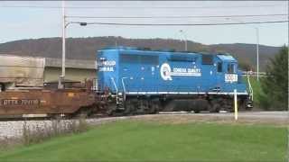 preview picture of video 'NS-Transfer-Job Altoona-Hollidaysburg 2 x GP38-2, 1 x MP15DC'
