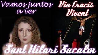 Vamos juntos a ver VIA CRUCIS vivent de SANT HILARI SACALM. Fiesta patrimonio nacional #viacrucis