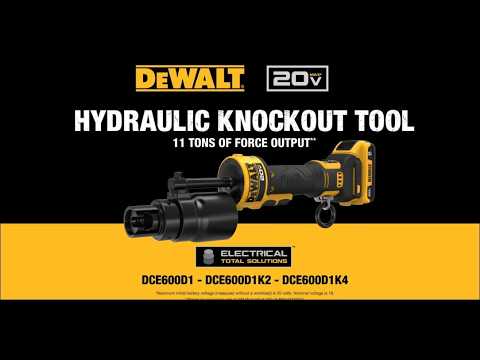 Dewalt DCE600D1 Hydraulic Knockout Tool Kit