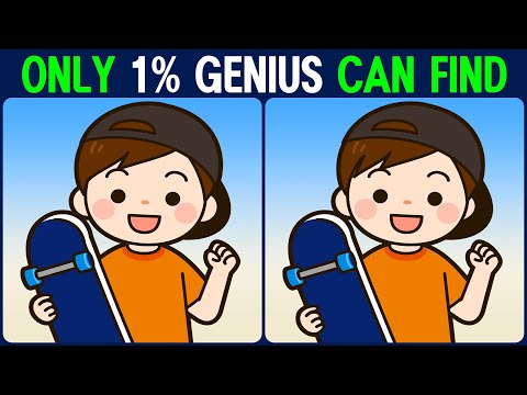 Brain exercise quiz! Find the difference │ Relaxing concentration time!