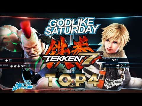 Tekken 7 Top 4 - Godlike Saturday, June 2018 [1080p/60fps]