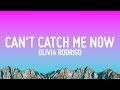 Olivia Rodrigo Can T Catch Me Now Lyrics
