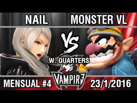 [Vampir3 Mensual #4] Nail (Daraen) vs Monster VL (Wario) SSB4 Winners Quarters