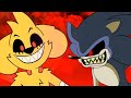 SONIC EXE VS MIKECRACK EXE fight song by Bemax - Menace [AMV]