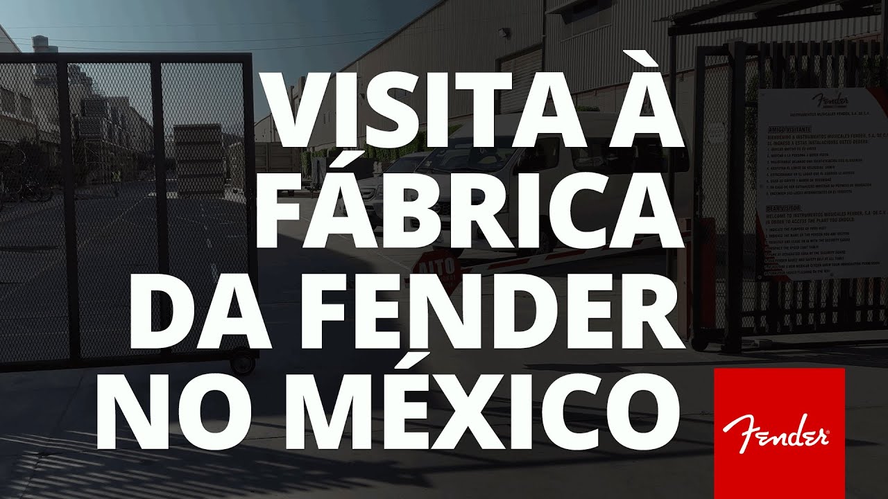 Visita à fábrica da Fender® no México