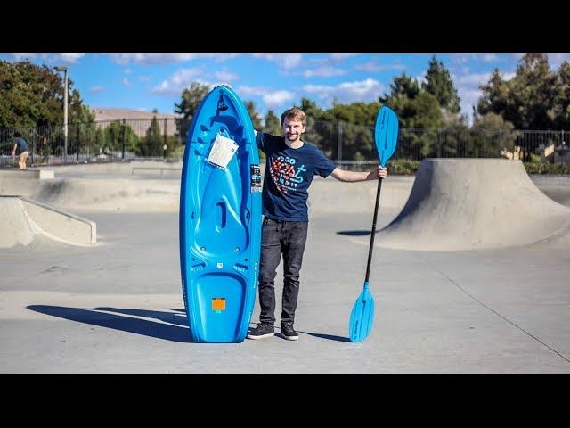 Kayaking at the skate park 2.0