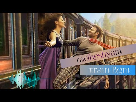 Radhe shyam Train Bgm || #prabhas and pooja hegde || latest love bgm || Radhe shyam music