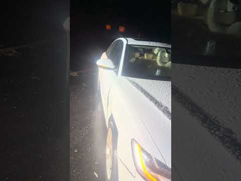 Late-night crash 🚗💥 — an Audi coming downhill hit our car because of drink & drive 🍺❌