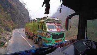 Crazy Nepal Bus Journey From Kathmandu to Pokhara