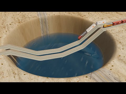 Impossible Weird Wave Rail Tracks VS Trains Crossing #2 - BeamNG.Drive