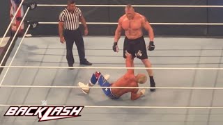 Brock Lesnar vs Cody Rhodes Full Match - WWE Backl