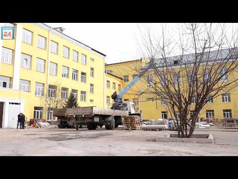 Готовность 90%:капремонт в первой школе Абакана на финальной стадии, ученики сюда вернутся 1 апреля