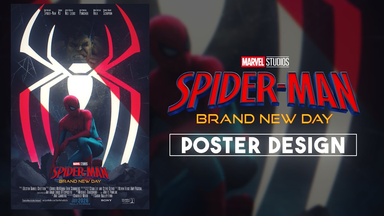 Spider-Man Brand New Day Poster Tutorial | Ibispaint | Android & iOS 