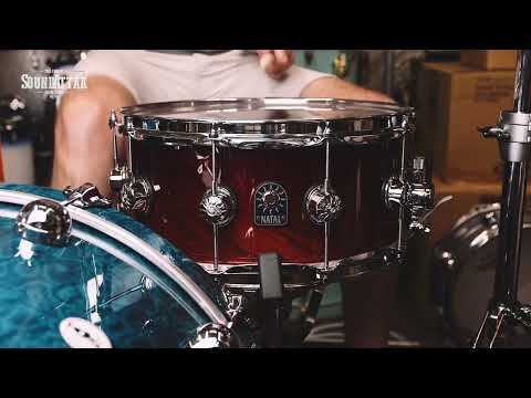 *Pre Owned* Natal Walnut Sunset Fade 14x6.5" Snare Drum