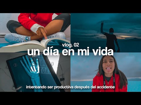 vlog 02: un día en mi vida  🎬l universidad, accidente, ¿productividad?, nueva bicicleta