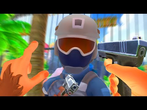Can I Beat The SWAT Guy In I Am Monkey VR?