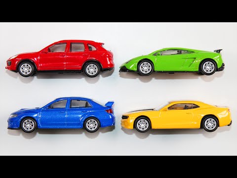 Learning Colors with Street Vehicles - Learn Colours Cars & Trucks, Hot Wheels, Matchbox, Tomica トミカ Video