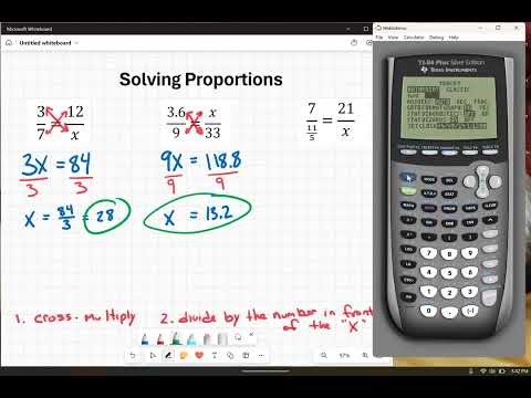 Algebra Example: Solving Proportions with decimals, fractions, and mixed numbers