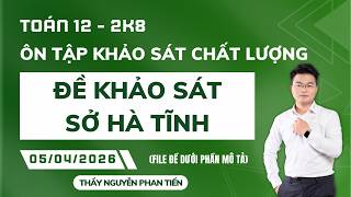 TOÁN 12 - ĐỀ KHẢO SÁT CHẤT LƯỢNG SỞ HÀ TĨNH