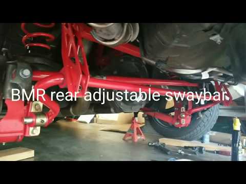 BMR Adjustable Rear Sway Bar w/ Fabricated End Links.