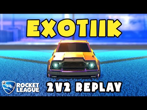 ExoTiiK Ranked 2v2 POV #202 - ExoTiiK & Pisky VS N P C R L & Jup. - Rocket League Replays