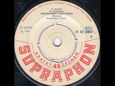 SVATOJÁNSKÝ HAPPENING (OLYMPIC) - 1969_Rip singel vinyl