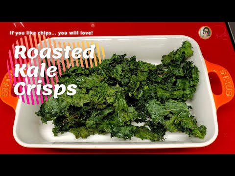 How to Make Crispy Kale in The Oven | Crispy Kale Recipe Air Fryer | SALAD, Roasted in Minutes