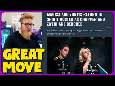 fl0m Reacts to magixx and zont1x return to Team Spirit