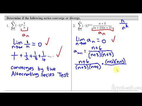 Calculus BC – 10.7 Alternating Series Test for Convergence