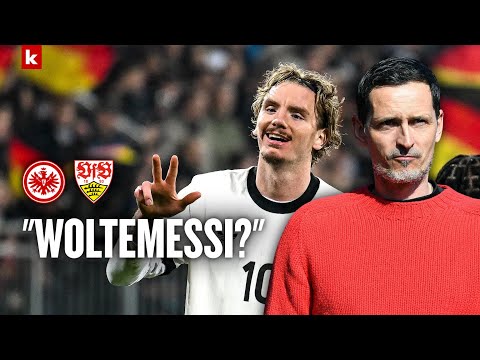 Video Thumbnail: Toppmöller scherzhaft: "Du meinst Woltemessi?" I Eintracht Frankfurt - VfB Stuttgart