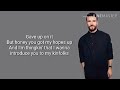 Kinfolks Lyric Video Sam Hunt