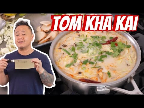 CUT AND COOK with Chef Jet Tila: Chinese Cleaver x Tom Kha Kai | Jet Tila Official