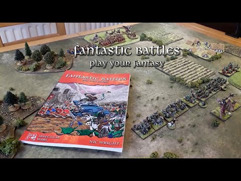 Fantastic Battles playthrough - Ziggurat Dwarves vs Goblins