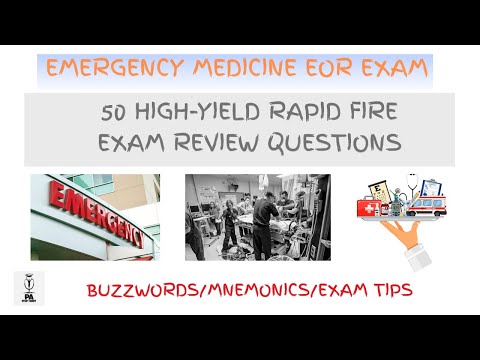 Emergency Medicine Exam Review With 50 High-Yield Questions!