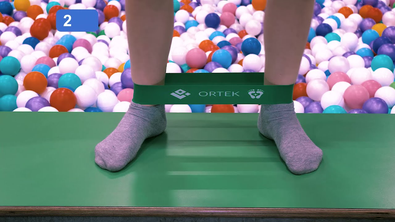 Фітнес гумка для тренування стоп Ortek 25 см - Фото 2