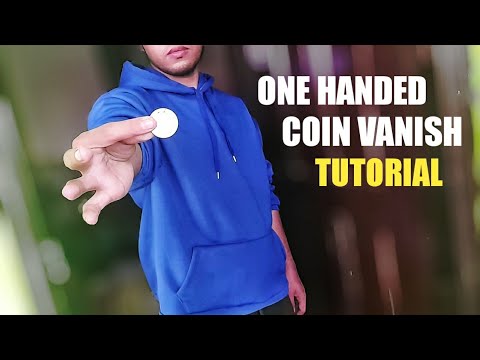Learn this INSANE ONE HANDED COIN VANISH | free coin magic TUTORIAL