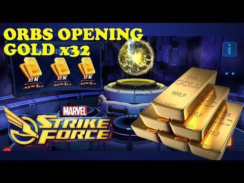 Opening : Golds Orb x32 (Live 1000 Abos) - Marvel Strike Force FR