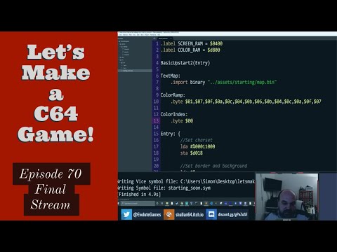 Lets Make a Commodore 64 Game - Episode 70 - 17/04/2021