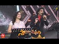 Jajiri Jajiri Song Karunya Sunitha Performance Swarabhishekam 27th February 2022 ETV Telugu