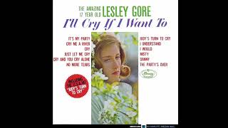 lesley gore.  cry and you cry alone . instrumental