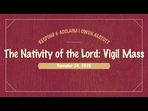 Gospel Acclamation | Nativity of the Lord: At the Vigil Mass | December 24, 2020