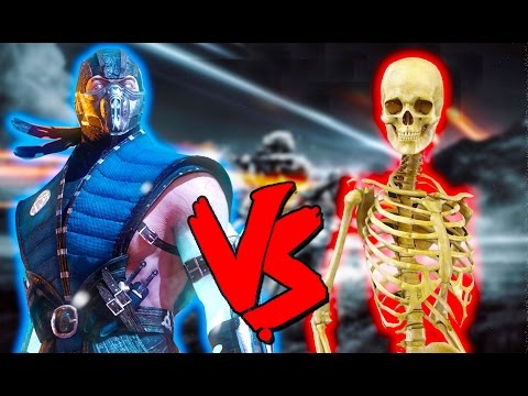 Sub-Zero Vs Skeleton Army - Epic Battle - Mortal Kombat Costume Skin Mod