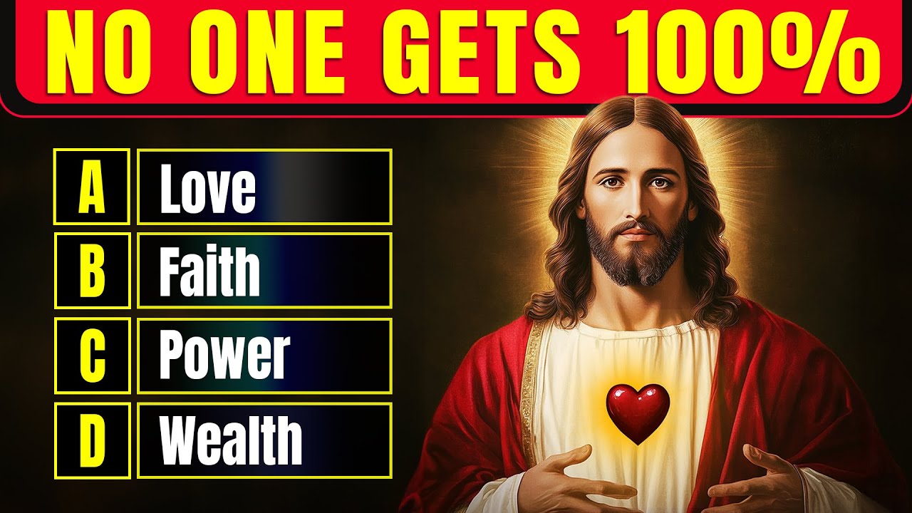 Good, Evil, Sin, or Love - 25 Bible Questions To Test Your Bible Knowledge - The Bible Quiz