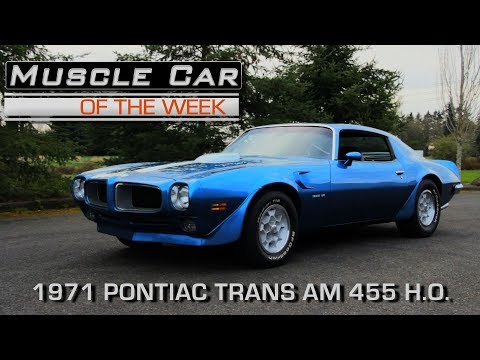 1971 Pontiac Firebird Trans Am Muscle Car Of The Week Video Episode 220 V8TV