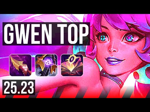 GWEN vs NASUS (TOP) | 13/1/3 | EUW Challenger | 25.23