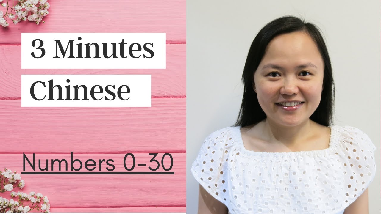 Learn Chinese with Connie - Numbers (0-30)
