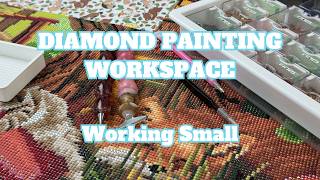 What Does My Diamond Painting Space Look Like? | Diamond Painting Workspace