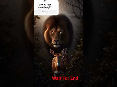 “Can Courage Stop a Lion?!”#motivation #shorts#inspiration #courage #nature #viralshorts #trending