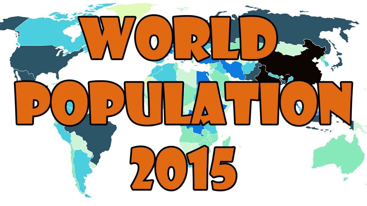 What was the estimated world population in 2015?